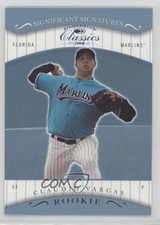 2001 Donruss Classics Rookie Significant Signatures Sample Claudio Vargas 4r6