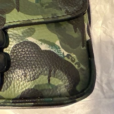 小物 rare coach camouflage pattern photo NEW Coach Soft Tabby 18 CC104 Camo Crossbody NWOT Rare Gunmetal