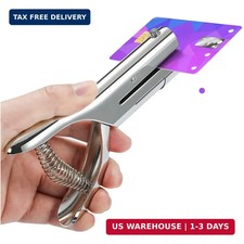 Hole Punch 2" Reach 1/4 inch Single Hole Punch,Heavy Duty Hole Puncher Single,Po