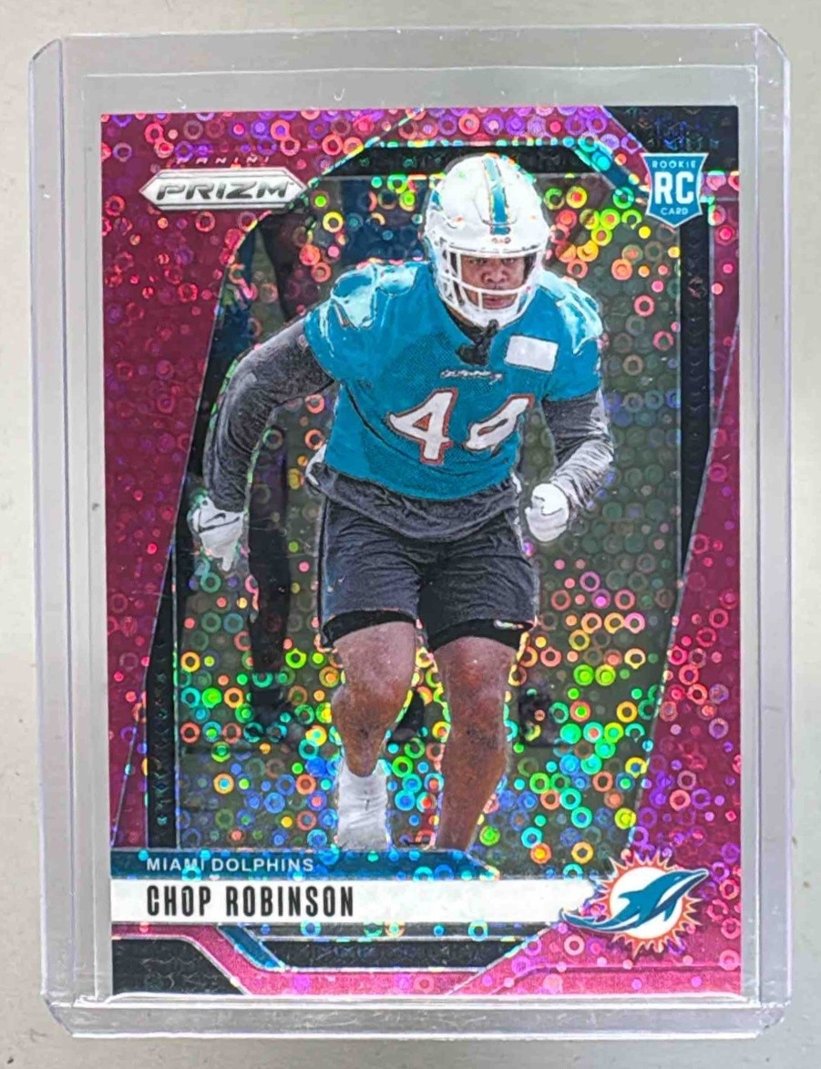 Chop Robinson 2024 Panini Prizm #319 No Huddle Pink Rookie RC /25