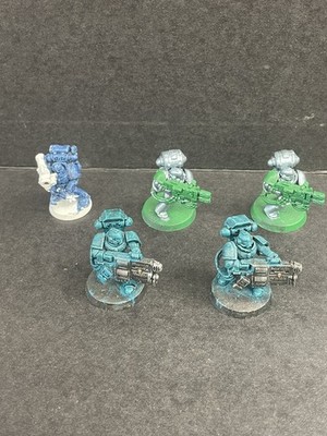 Games Workshop Warhammer 40k Devastator Squad x5 Space Marines Assembled A