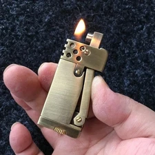 Kerosene Lighter Metal Retro Gasoline Cigarette Lighter Windproof Torch Lighters