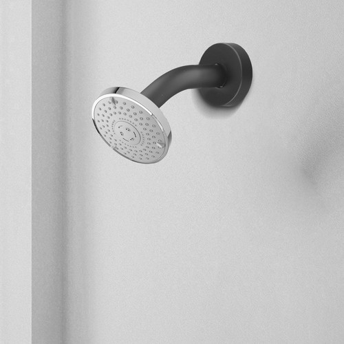 6 Inch Stainless Steel Wall-Mounted Shower A-rm And Flange Shower Head Parts New - Picture 15 of 49