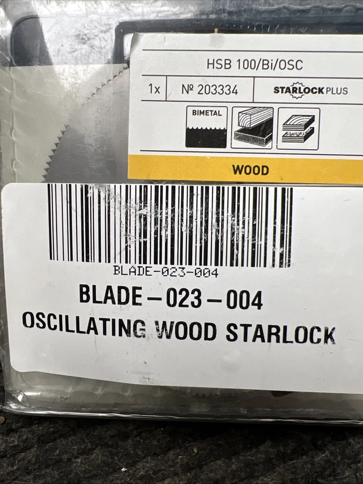 New Festool OSC 18 Blade-023-004 HSB 100/BI/OSC Wood #203334 - Image 4 of 4