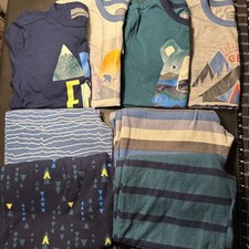 Eddie Bauer Boys Medium 10-12 Fleece Pajama Lot Warm Winter Adventure