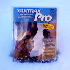 Yaktrax Pro Grips Traction Shoe attachment for walking on Snow/Ice: Mens XL, NEW