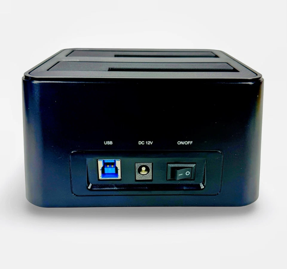 Wavlink Dual Bay Hard Drive Docking Offline Clone for SATA HDD M.2 SSD - Image 3 of 4