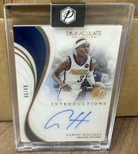 2018-19 Panini Immaculate Collection Immaculate Introductions Aaron Holiday
