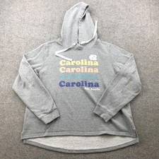 North Carolina Tar Heels Hoodie Womens XL Gray NCAA Basketball Champion