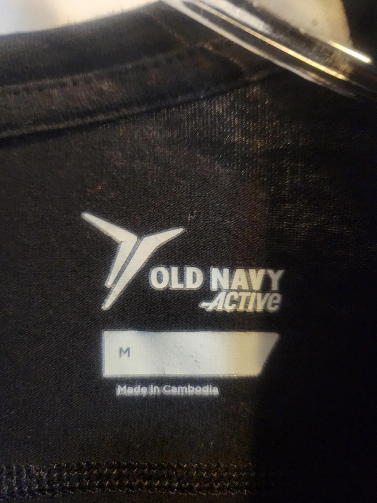 Old Navy Active Basic Black Long sleeve shirt. Me… - image 2