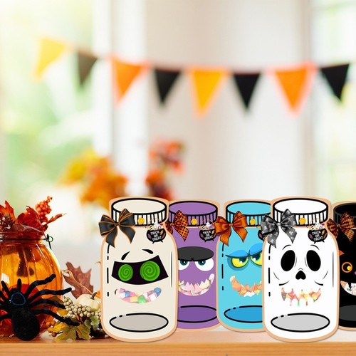 9PCS DIY Halloween Candy Bag Bottle Candy Packaging - Picture 5 of 8