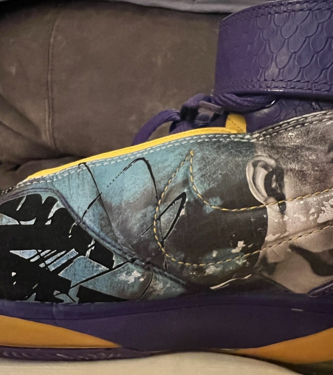 Nike Air Force Max 25 CP3 Chris Paul New Orleans Hornets Mardi Gras PE Size 14 — product photo 11 of 24