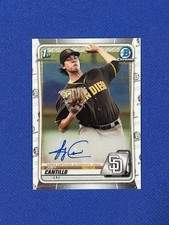 2020 Bowman Chrome Prospects Autographs Joey Cantillo #CPA-JC Auto ii
