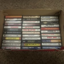 Vintage Country Cassette Tape Lot 35 George Strait Reba Randy Travis Brook Dunn