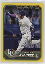 2024 Topps Series 1 Yellow Harold Ramirez Harold Ramírez #256 0st9
