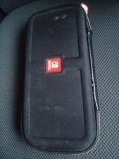 Official Nintendo Switch Gaming Padded Zip Up Protective Carry Case in Black