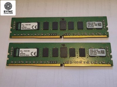Serverspeicher Kingston 16GB (2x8GB) DDR4-2133 ECC Registered RAM KTL-TS421/8G