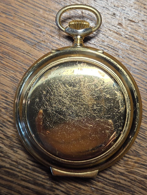 Vintage Rouan 5 Star Deluxe Brevet #227383 Swiss Made Pocket Watch