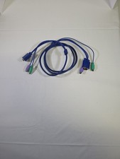 3-in-1 Universal Ultra Thin PS/2 KVM 6 Foot Cable