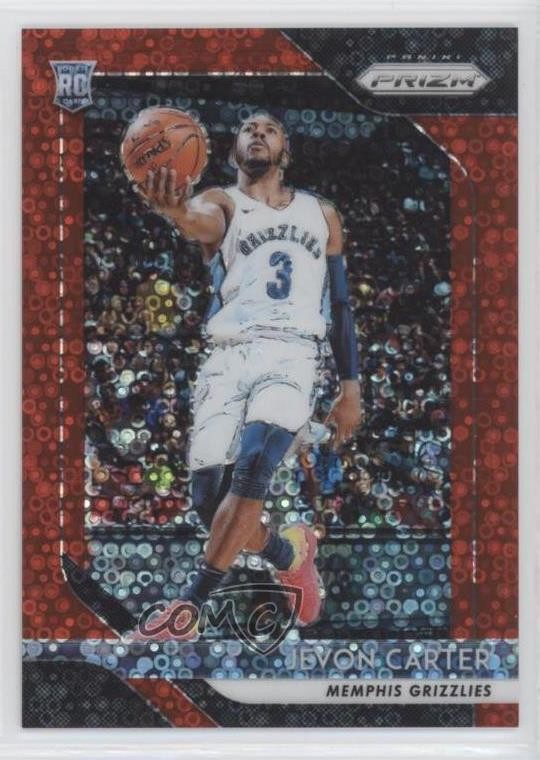 2018-19 Panini Prizm Fast Break Red 123/125 Jevon Carter #76 Rookie RC 0ad