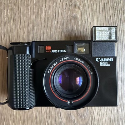 Canon AF35ML Point & Shoot 35MM Camera W/Flash 40mm 1:1.9 Auto Focus As Is 