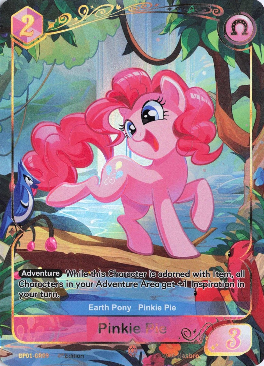 Pinkie Pie My Little Pony: Fantasy Wonderland Gold Rare BP01-GR09