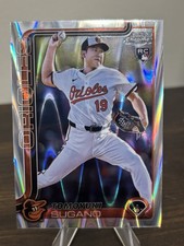 2025 Topps Chrome - Tomoyuki Sugano #166 RayWave Refractor (RC)
