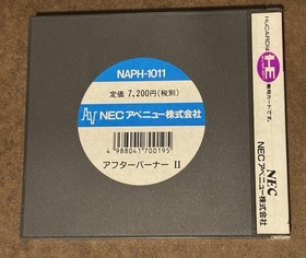 After Burner II PC Engine NEC HuCard Japan Import US Seller TESTED