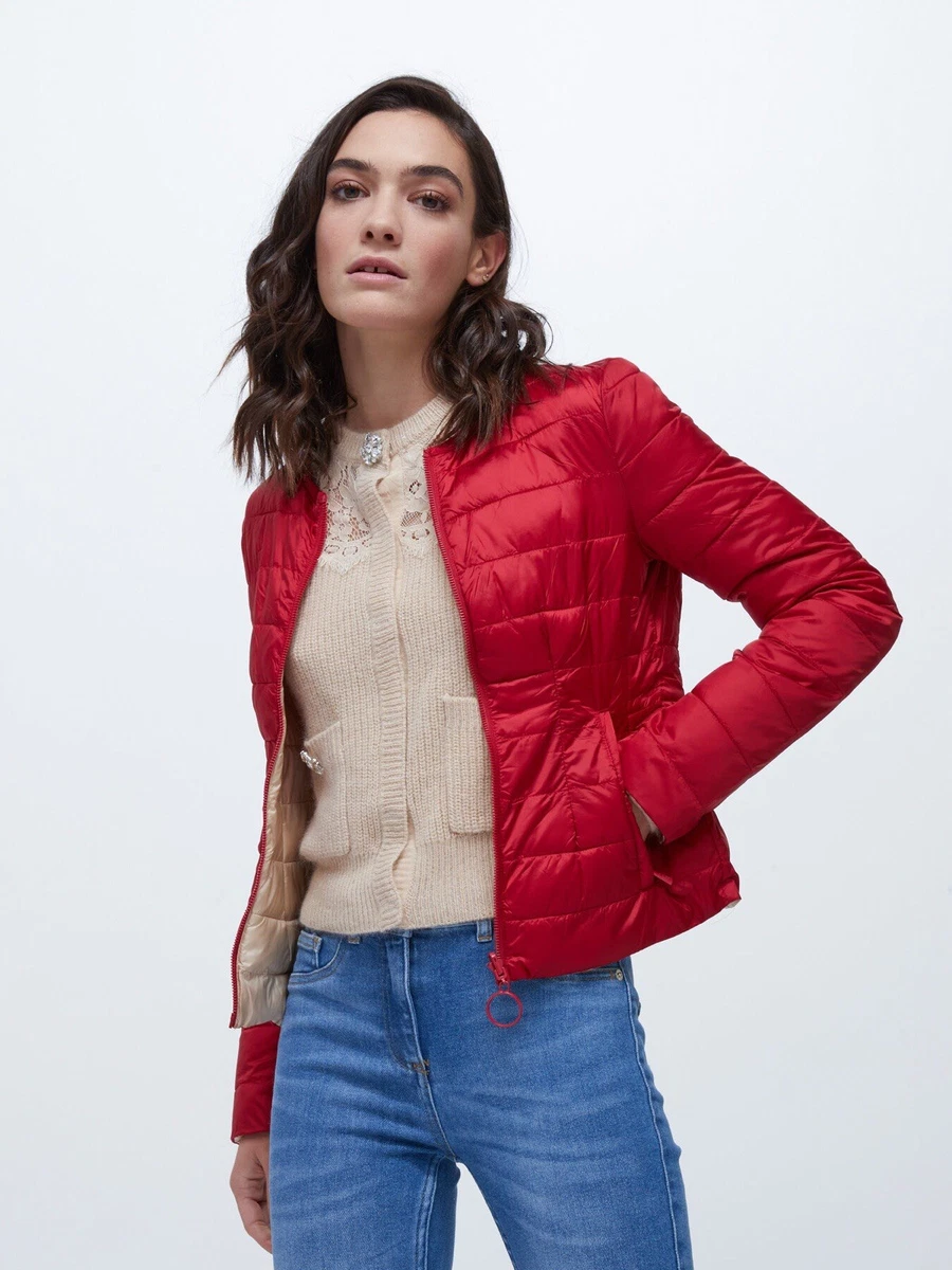 Doudoune Légère Réversible Rouge Et Violet - Taille 38 (M) Femme - Neuf Sans étiquette