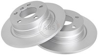 2X Bremsscheibe Hinten ABS 18134 FÜR BMW Bremsscheiben Scheibenbremse