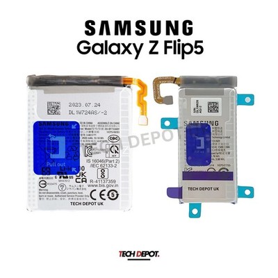 Original Samsung Galaxy Z Flip 5 (SM-F731) Akku Set (2700mAh+1000mAh)