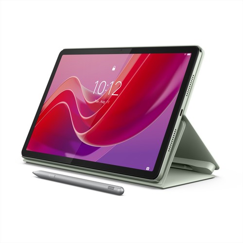 moex Custodia per tablet Lenovo Tab M11 con cerniera e scomparto per accessori, in nylon tessuto morbido imbottito, custodia protettiva minimalista Dash Case, antracite