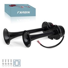 FARBIN Car Horns 12V Electric Truck Horn Loud Train Horn for Car Dual Horns f...