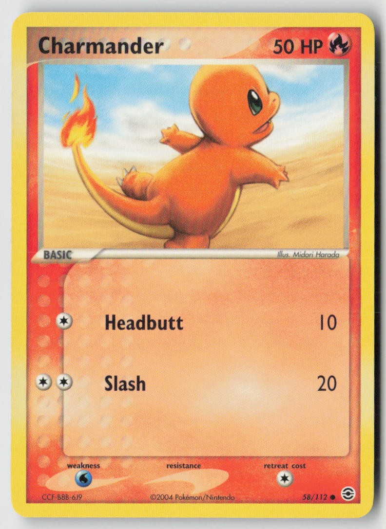 FireRed & LeafGreen Charmander 58/112 LP