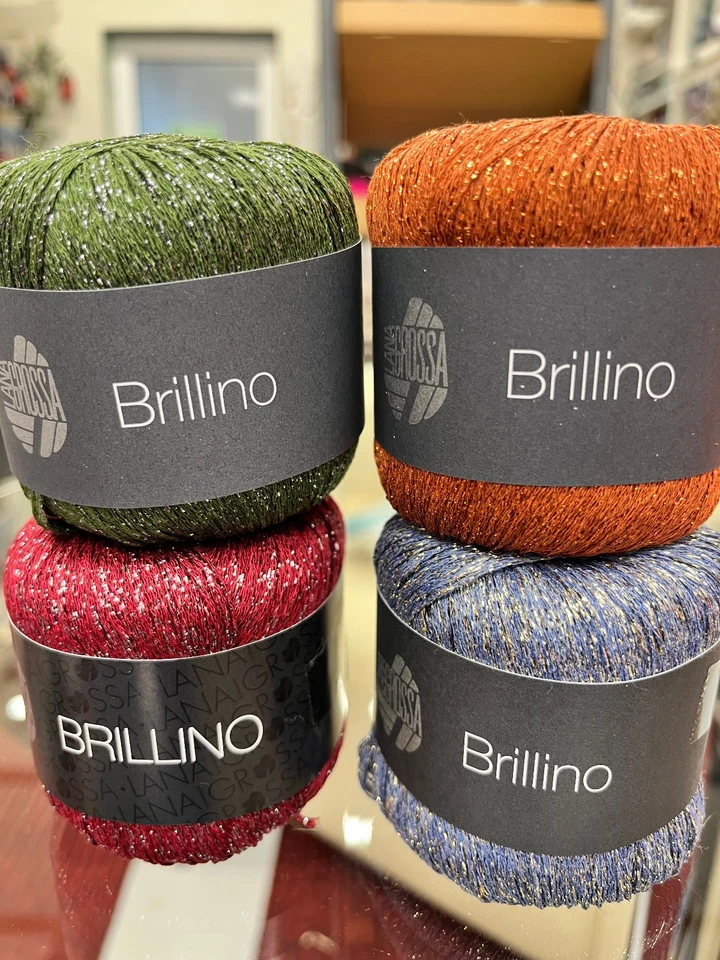 Lana Grossa BRILLINO, Viskose/Metal.Faser, Beilaufgarn ,25g ca. 200m - Bild 2 von 3