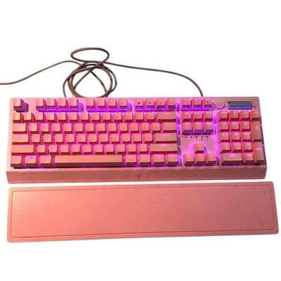 Razer BlackWidow V3 Quartz Green Switch Pink Gaming Keyboard RZ03-0354