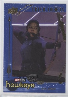 2023 Upper Deck Marvel Studios Hawkeye Trick Shots Blue 55/199 Acid Arrow 4z8