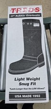 TREDS Super Tough 17" Pull-On Stretch Rubber Overboots - Black