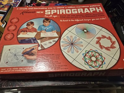Vtg 1967 Game Kenner Spirograph Set Instructions Original Box  No 401