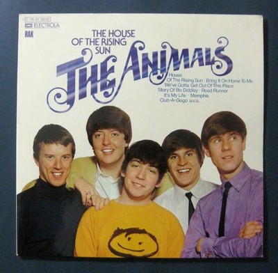 THE ANIMALS The House Of The Rising Sun RAK 1c14850290/91  Vinyl 2x Lp