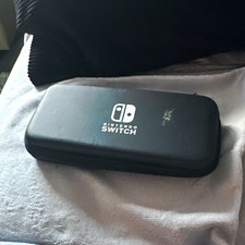 Nintendo Switch Console Black w/ Red & Blue Joy-Con Controllers + Carry Case