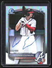 2025 Bowman Draft 1st Conor Essenburg Refractor Auto /499 Atlanta Braves #CPA-CE