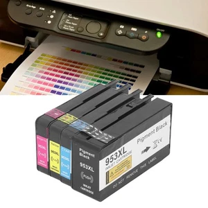Ink Cartridge Set BK C M Y Colorfast Ink Cartridge Combo For OfficeJet Pro ^