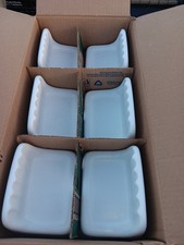 Vintage White Ceramic Tile Soap Dish Shower Tray Holder..Artic White