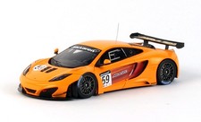 1:43 Truescale Mclaren Mp4-12C Gt3 #59 Orange 2011 Tsm114358 Diecast Model