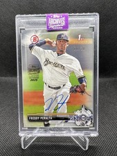 2017 Bowman #BP22 Freddy Peralta Signature /30