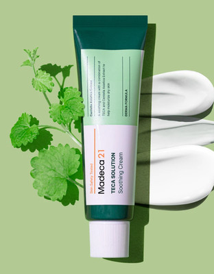 Madeca21 TECA Soothing Face Cream 50ml Centella Cica Calming Hydrating K-Beauty