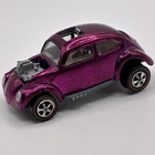 Hot Wheels Redline Custom Volkswagen 1967/1968 Magenta White Interior - U.S.A.