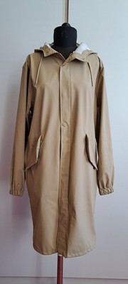 RAINS Fishtail Parka beige Gr. M Damen, kaum getragen