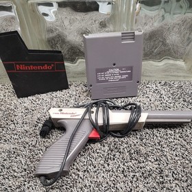 Nintendo NES Super Mario Bros Duck Hunt Game Bundle with Zapper Gun vintage 